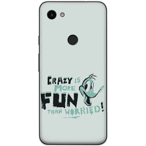 Looney Tunes Daffy Duck Crazy Google Pixel 3a XL Skin